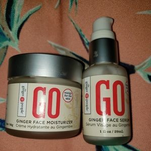 THE GINGER PEOPLE GO SERUM AND MOISTURIZER